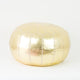 MOROCCAN POUF, OTTOMAN, FOOTSTOOL - GOLD