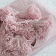 Moroccan Pom Pom Blanket - Pink