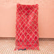 7'2" x 3'5" Vintage Moroccan boujaad Rug