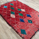 6'9"x4'4" Vintage Moroccan Boujad Rug