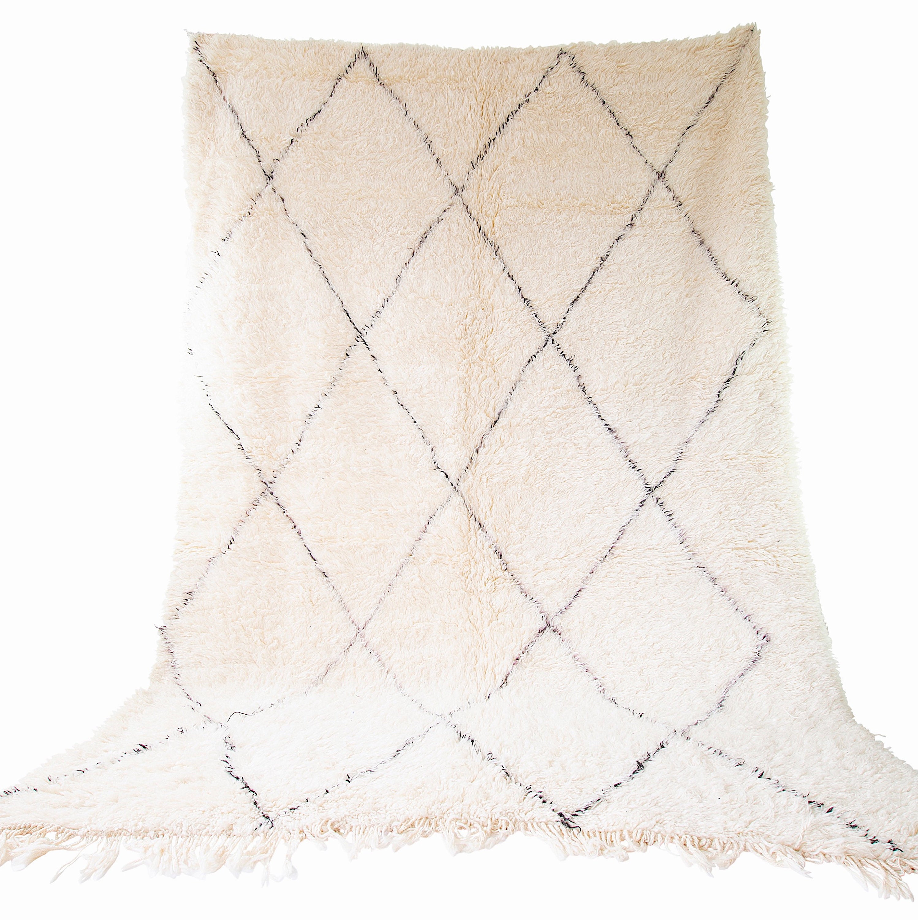 9'6" x 7'1" Moroccan Beni Ourain Rug