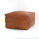 24”x24”x16” Large square Moroccan Pouf - Tan - Unstuffed