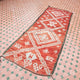 6'7" x 2'8" Vintage Moroccan boujaad Rug