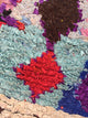 6'3"x2'12" Vintage Boucherouite  Rug