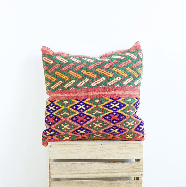 20" x 20" Vintage Moroccan pillow cover