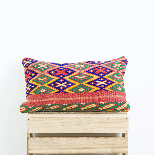 19" x 12" Vintage Moroccan pillow cover