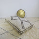 48''x24''x8'' Vintage Moroccan pouf