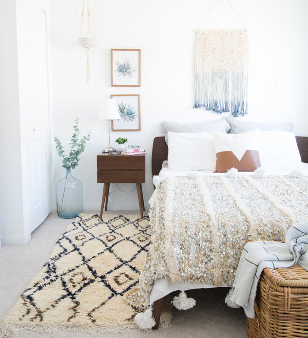 Custom Listing for Tara + Beni Rug + Pom Pom Blanket