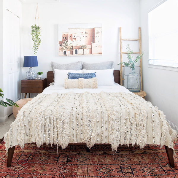Vintage Moroccan Wedding blanket