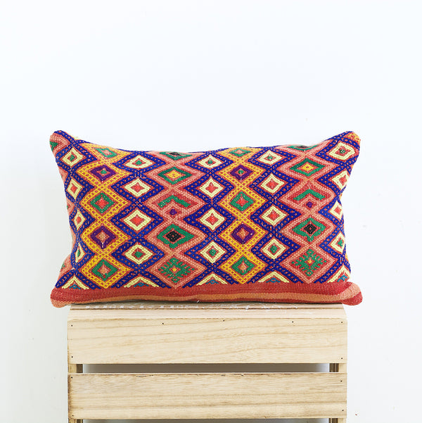 19" x 12" Vintage Moroccan pillow cover