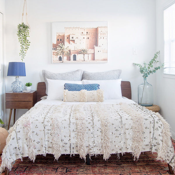 Vintage Moroccan Wedding blanket