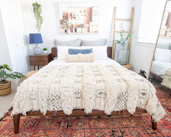 Vintage Moroccan Wedding blanket