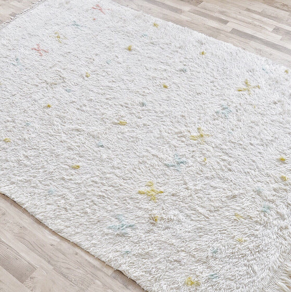 8'2" x 6' Moroccan Beni Ourain Rug