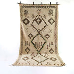 7'11" x4'6" Vintage Moroccan Azilal Rug